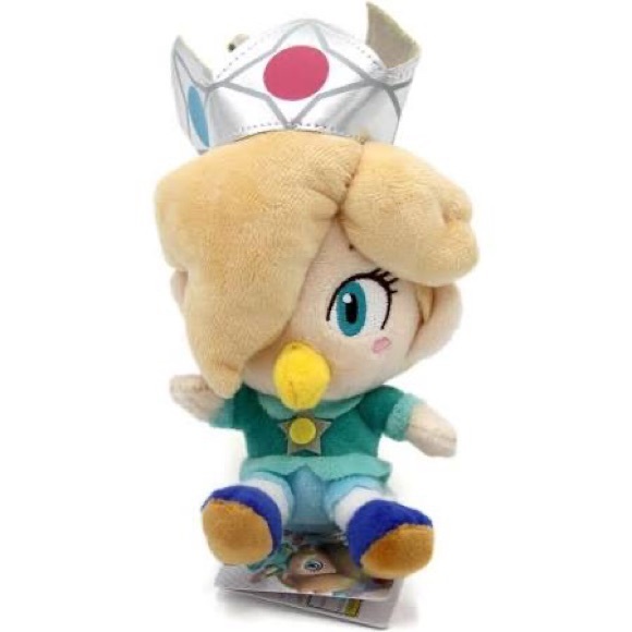 Nintendo Super Mario Kart All Star Baby Rosalina Turquoise Racer Plush - Picture 1 of 4